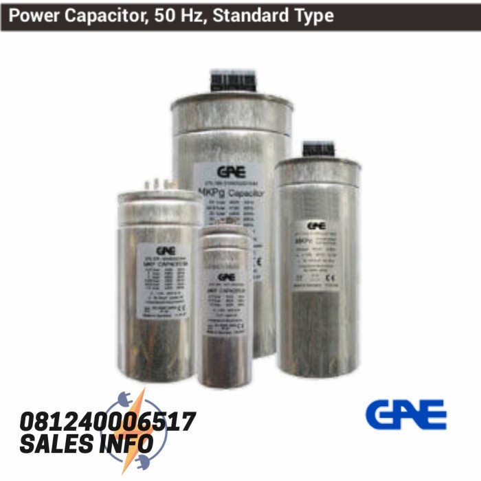 Kapasitor Capasitor 30Kvar 30 Kvar Gae Mkp-C Eco Series 415V
