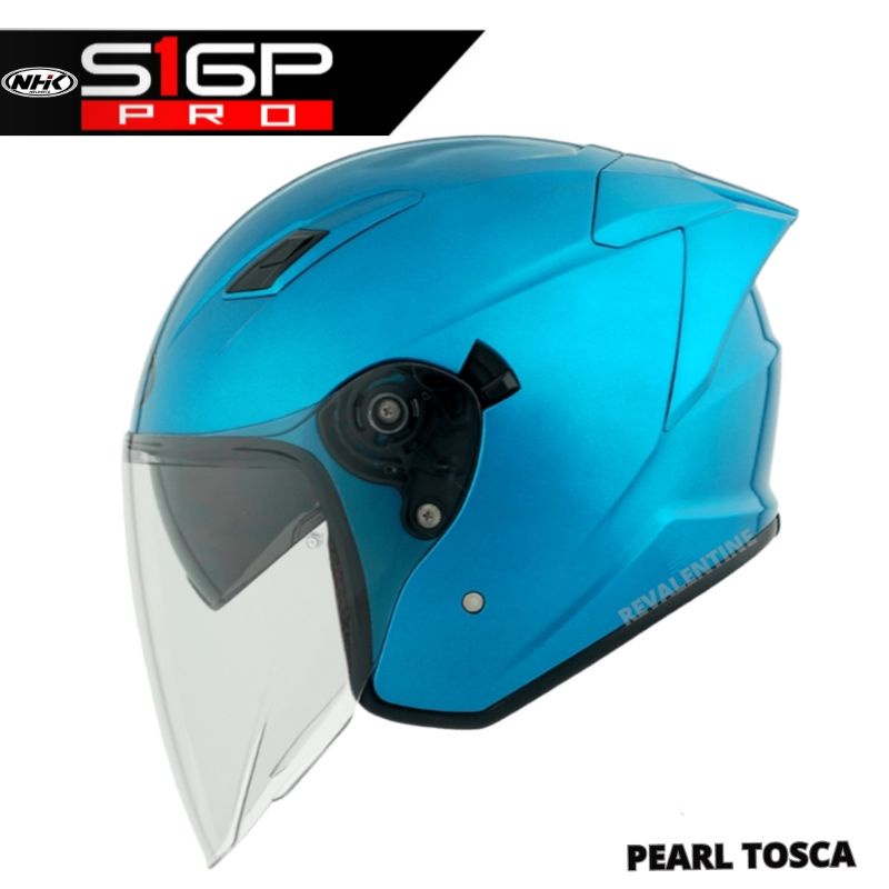 NHK S1 GP PRO PEARL TOSCA SOLID | DOUBLE VISOR | HELM HALF FACE S1-GP PREMIUM ORIGINAL NHK SNI