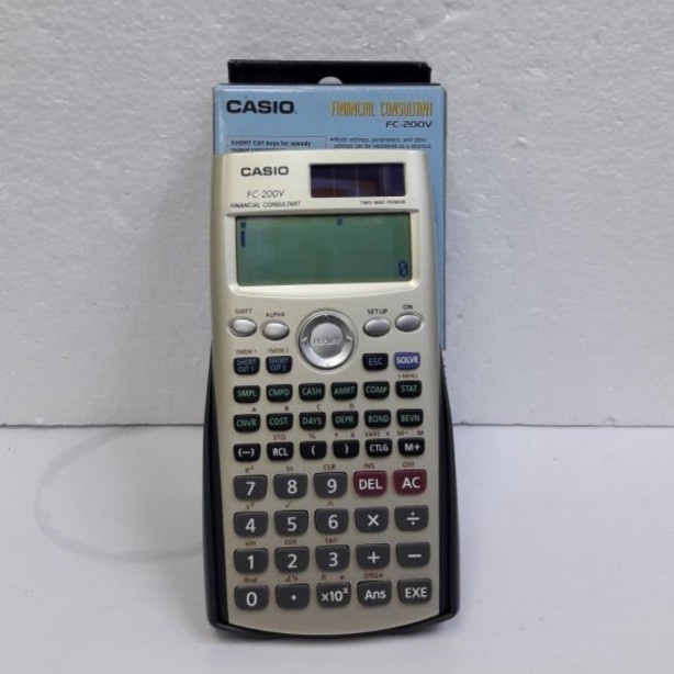 

Casio Financial Calculator Fc 200 V Kalkulator Keuangan