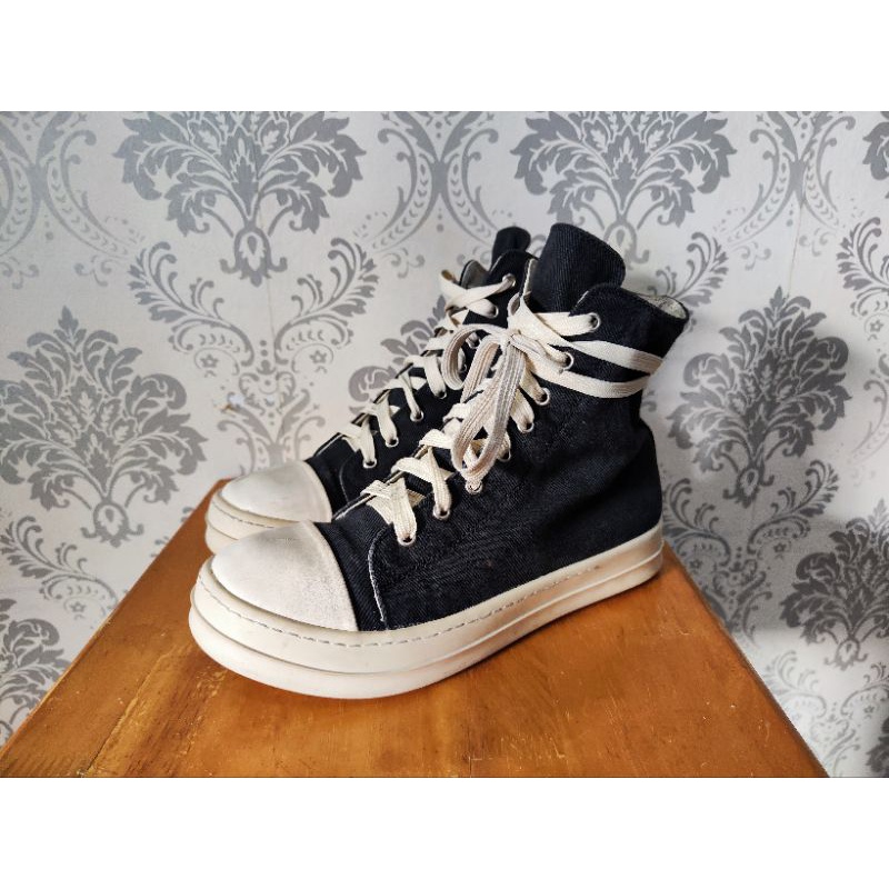 Sneakers Rick Owens Drkshdw High size 40 Made in Italy Zipper DS ( Authentic)