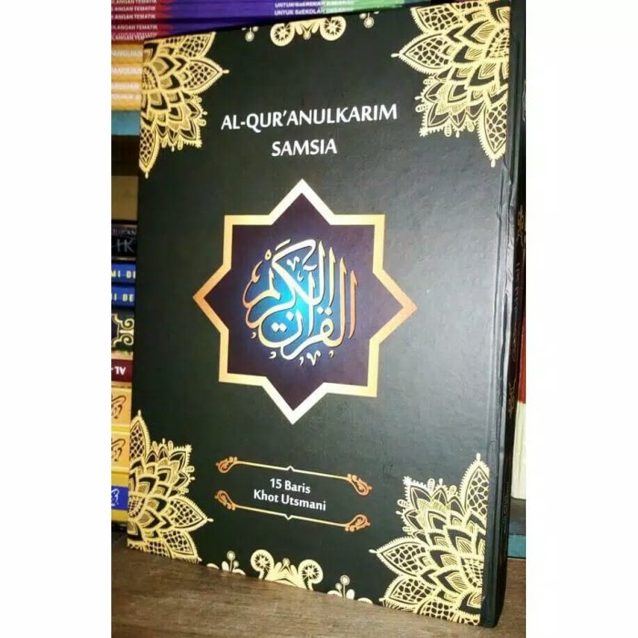 Ready  Al Quran Samsia Ukuran Besar A4 - Al Quranulkarim ORIGINAL ASLI