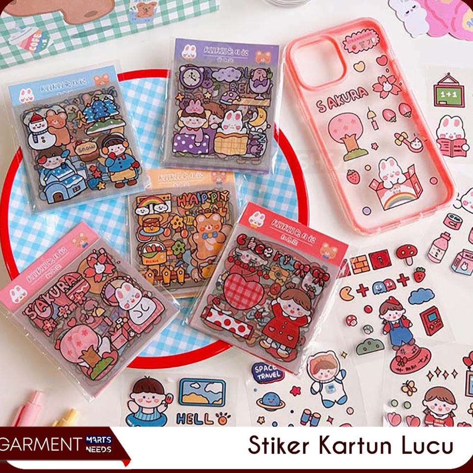 

Termurah Sticker Aesthetic Kelinci Beruang Lucu Stiker Dekorasi Journal Scrapbook Decor Stickers