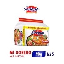 

sedaap mie instan goreng+kuah 1pack isi 5