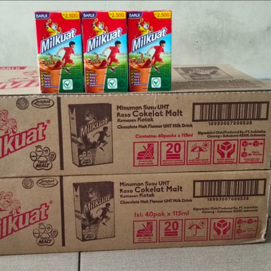 

milkuat 115ml coklat susu milkuat chocolate 115 ml isi 40pcs