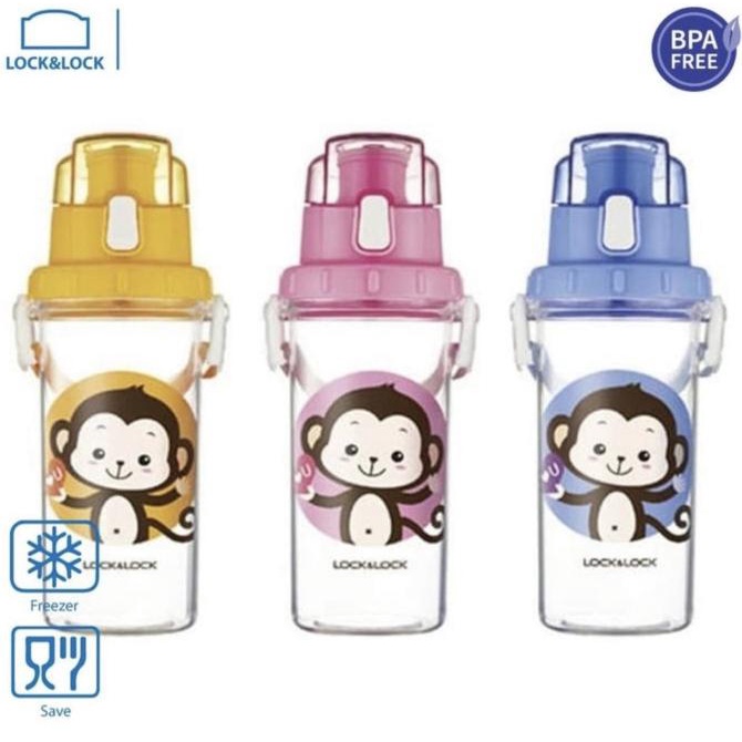 ```````] LOCK & LOCK KIDS WATER BOTTLE 600ML BOTOL MINUM ANAK LOCK N LOCK ORIGI