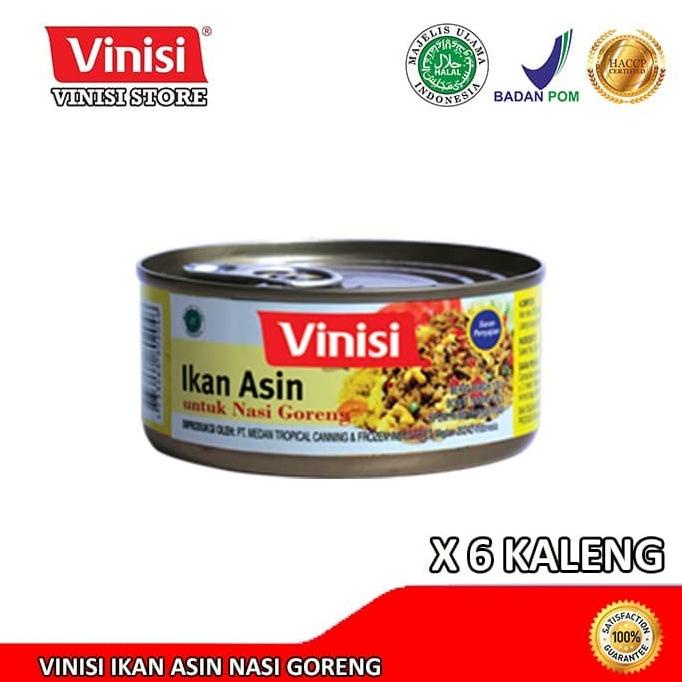 

Paket 6 Kaleng Vinisi Ikan Asin Nasi Goreng 120 Gr