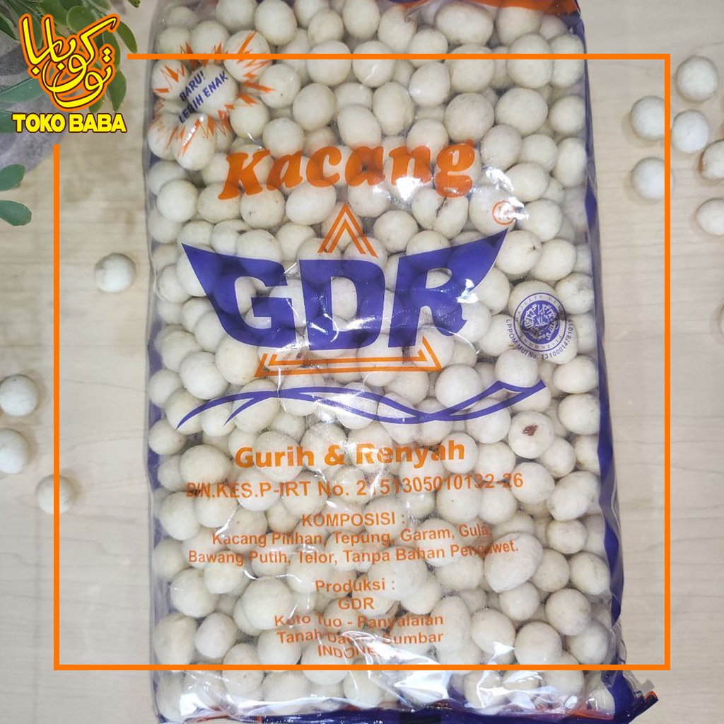 

Kacang Atom GDR Original kemasan 500gr