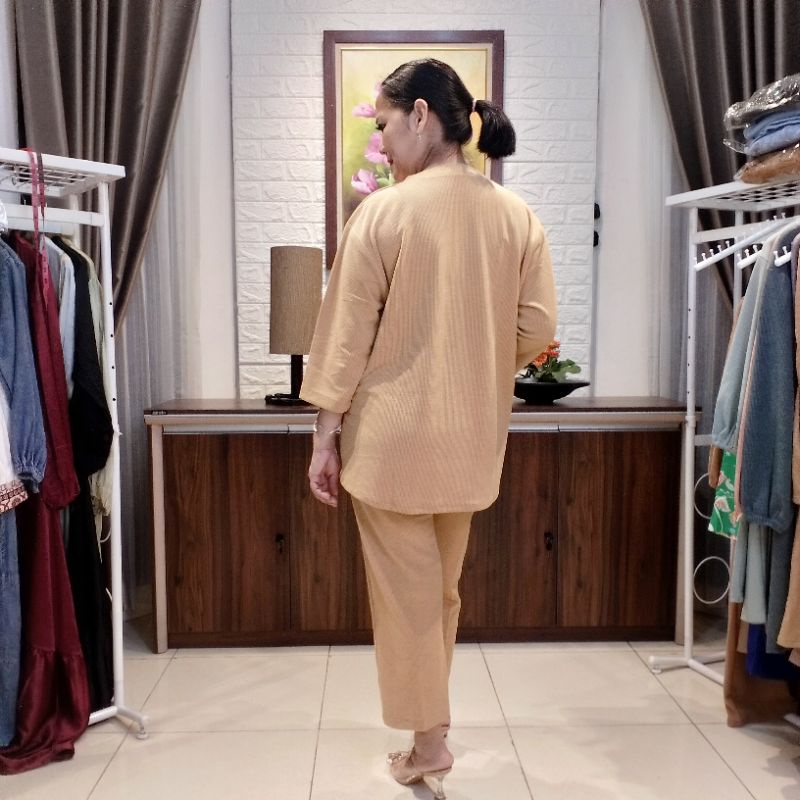 Setcel Knit Lengan 7/8