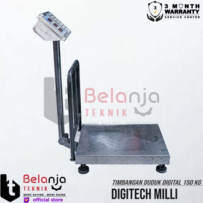 Digitech Timbangan Duduk Digital 150 kg Milli Timbangan Digital 150kg keren