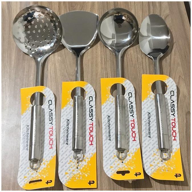Spatula Stainless Steel 304 Set sodet sutil set stainless isi 4 pcs