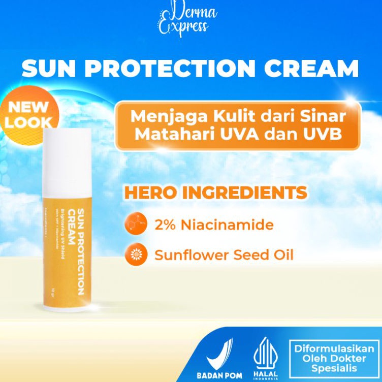 Ready Derma Express Sunscreen Protection Cream Derma Express Produk Keren
