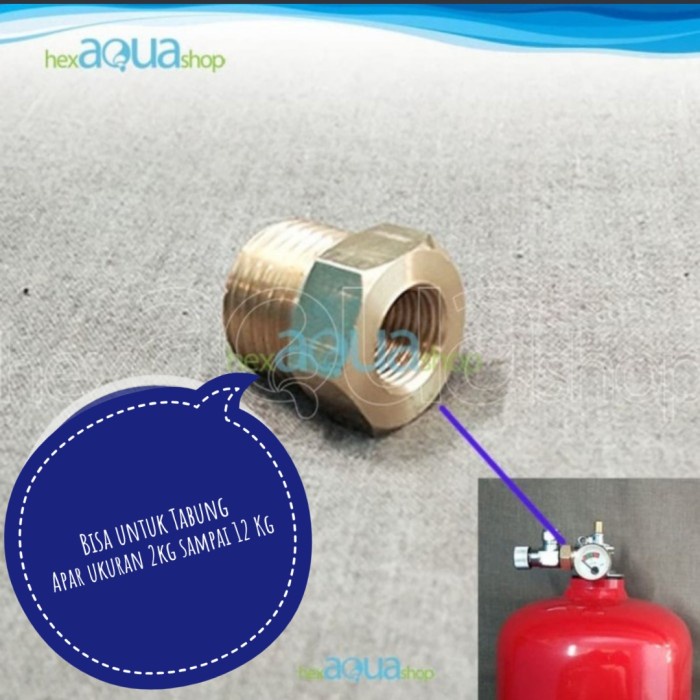 Ready !!! Converter tabung apar - Nepel - untuk untuk co2 diy cisod