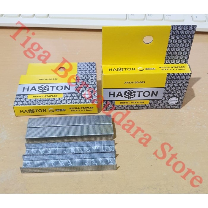 nice Isi Staples Tembak Refill Staples Gun Tacker 8 mm x 11 mm Prohex