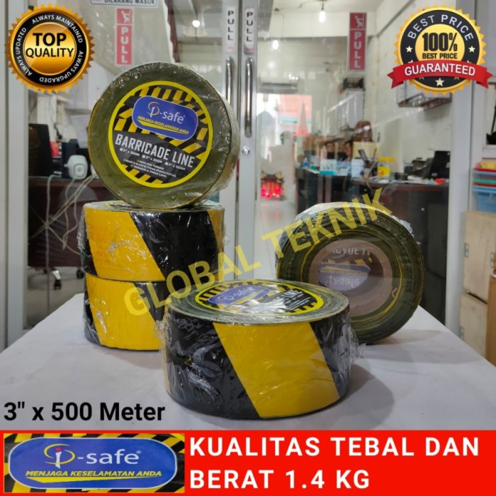 Ready  POLICE LINE KUNING HITAM