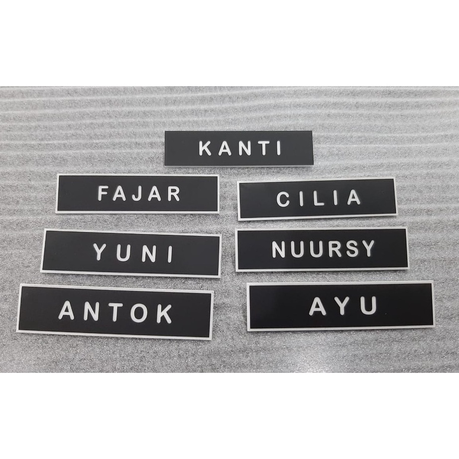 

JLXJ2016 Terlaris NAMA DADA, NAMETAG , MODEL GRAFIR AKRILIK TERMURAH