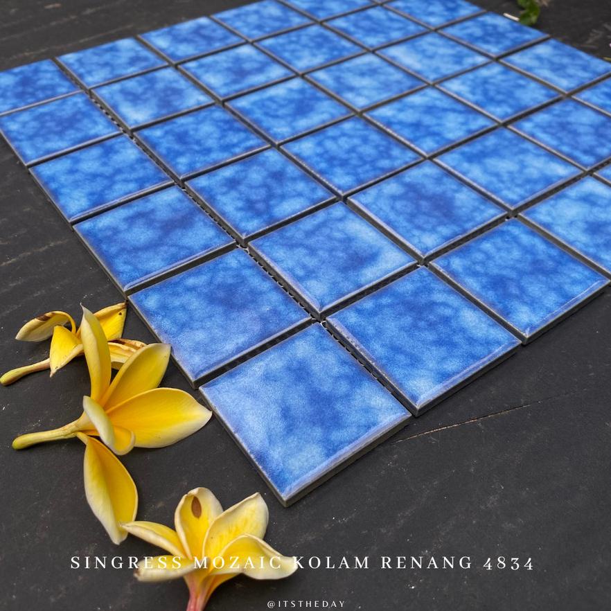 Promo Mozaik Keramik Porcelain Kolam Renang Import Mozaic Singress 4834 Mozaik Kolam Renang Mozaik K