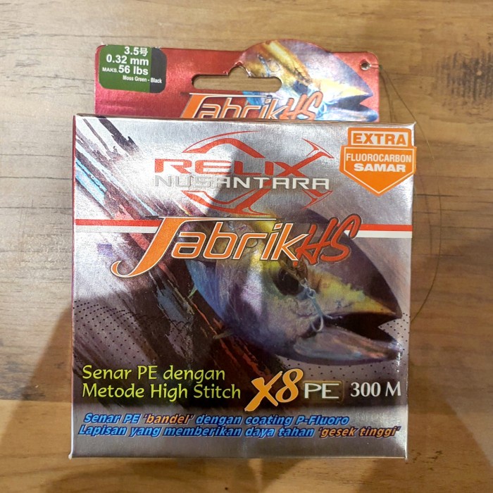 NEW SERIES SENAR PE JABRIK HS RELIX NUSANTARA PE #3.5 ORIGINAL