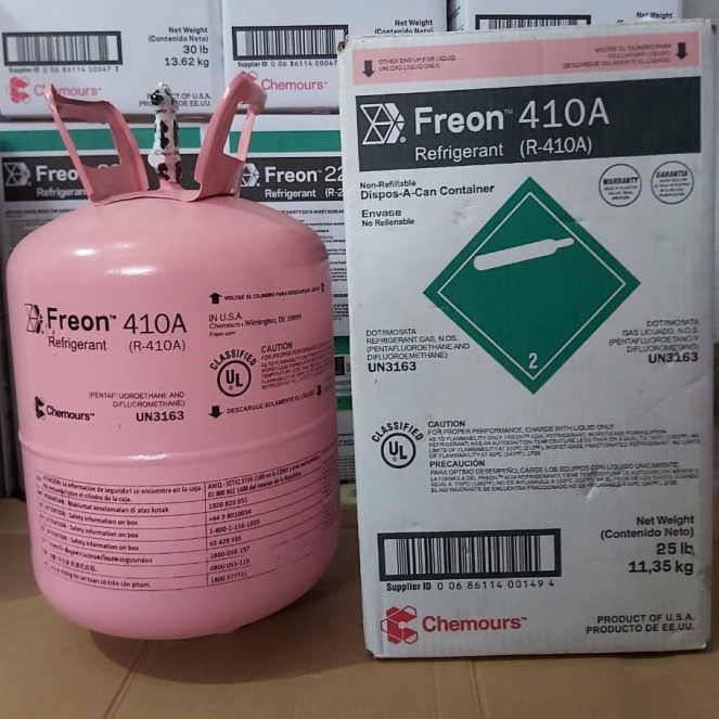 Terlaris Freon R410A Chemours Usa / Freon Ac R410 Chemours