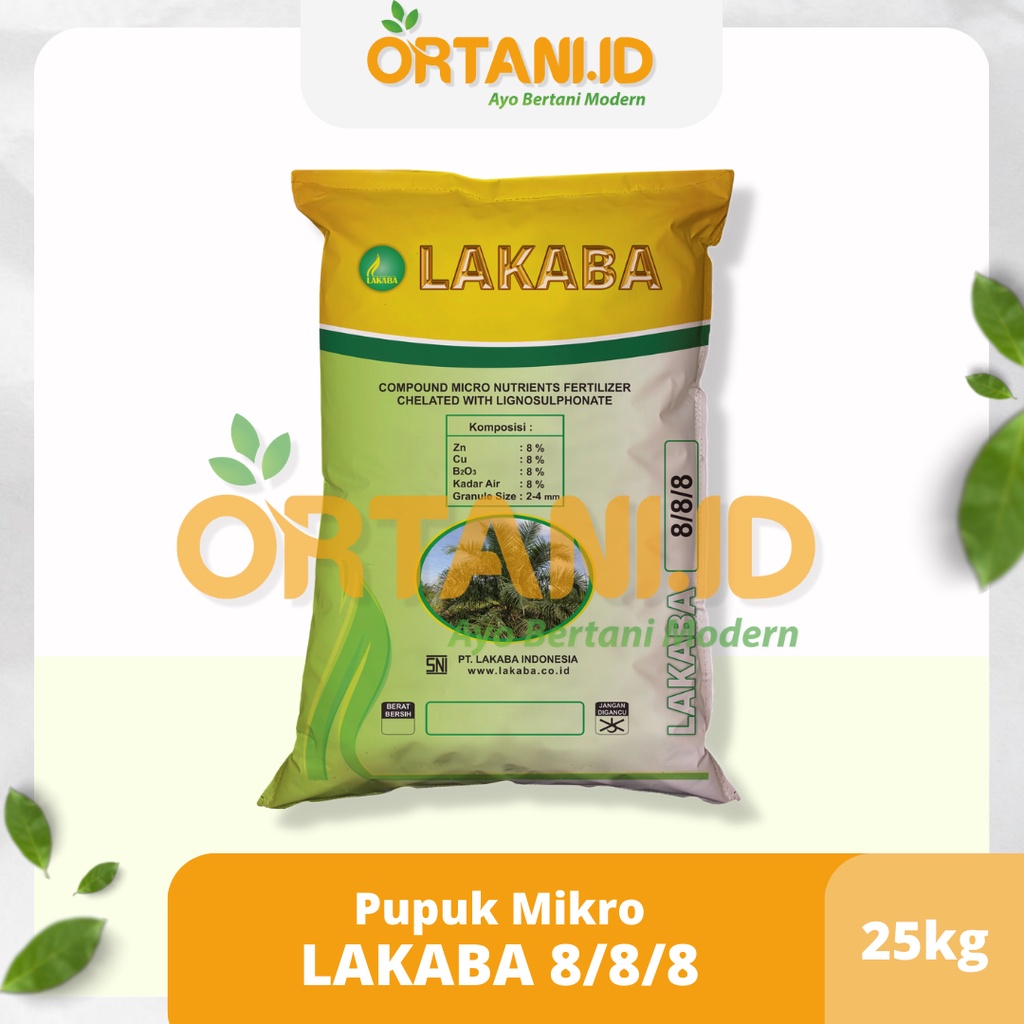 Pupuk Mikro Sawit LAKABA 8/8/8 (Zn/Cu/B2O3) - 25 Kg Micro Nutrient Fertilizer