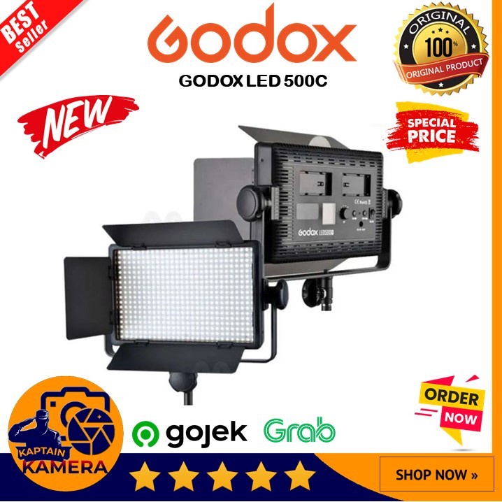 Godox LED Video Light 500C Godox 500C - BUNDLING