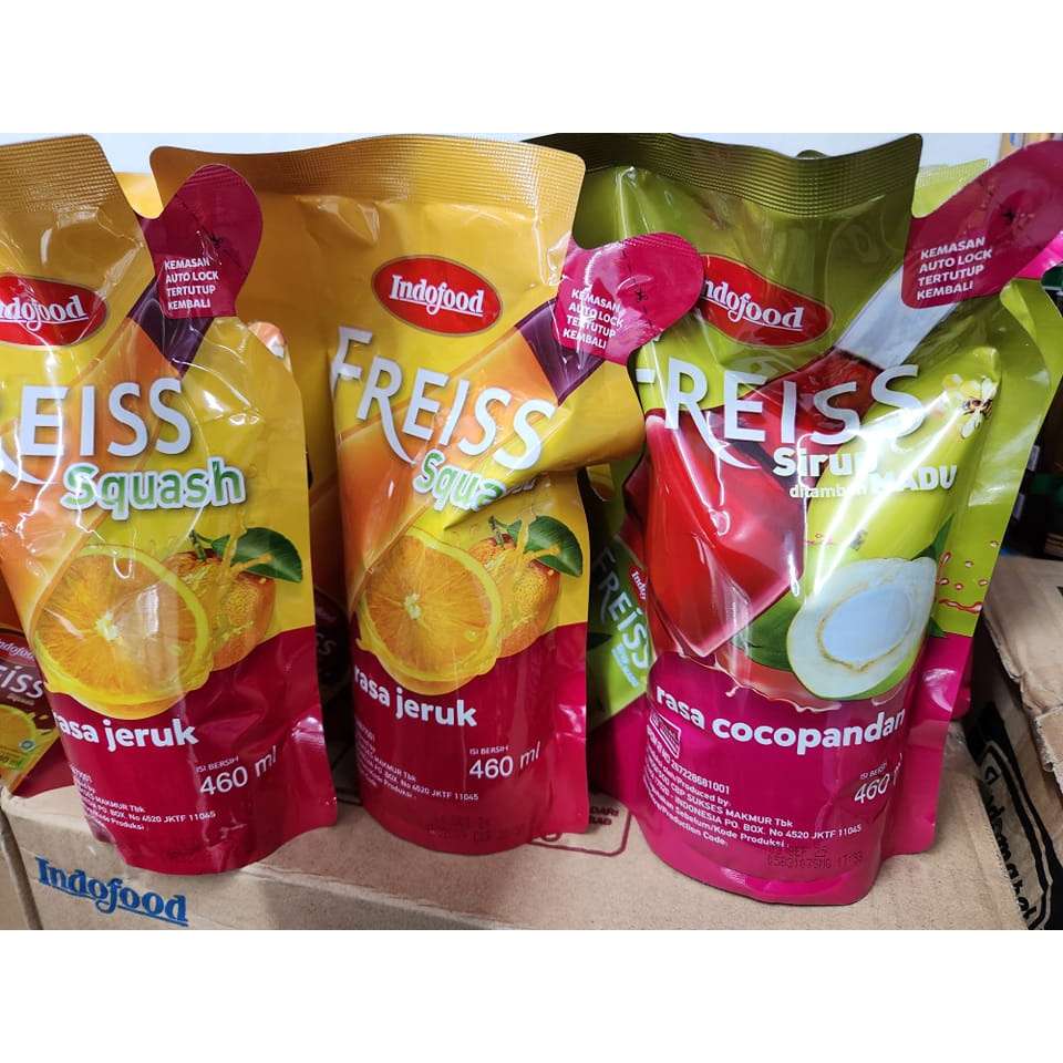 indofood Freiss Sirup Pouch 460 ml