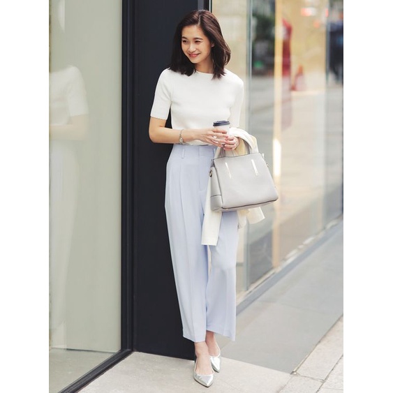 Preloved Uniqlo Women Drape Wide Leg Pants