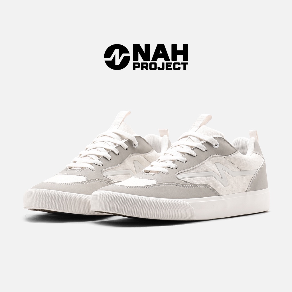 NAH Project - Sepatu Sneakers Pria Wanita Unisex Audacity-II Bone White