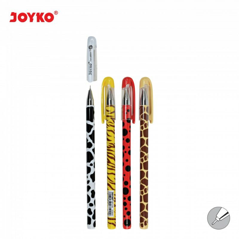 

(12 pcs) Pulpen gel Joyko GP-218 pena hitam