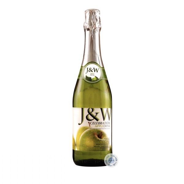 

J And W Celebration Sparkling Apple Juice 750Ml