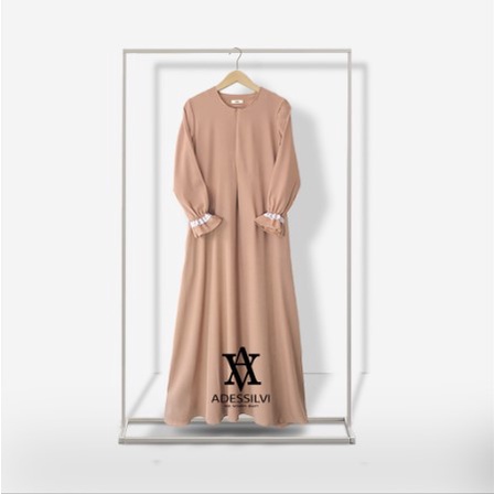 [BISA COD] Amira Dress New Arrival | Size S M L XL XXL | Gamis Busui Friendly Dress Renda Muslimah