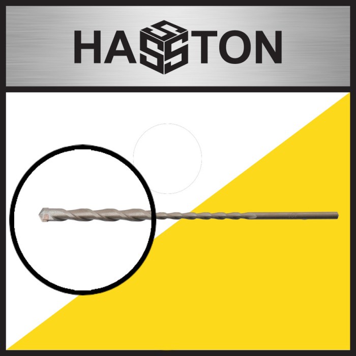 Mata Bor Beton 8mm PANJANG 12&quot; 0242-080 HASSTON PROHEX / Mansonry Bit 8mmx12&quot; 0242 080 HASSTON PROHEX