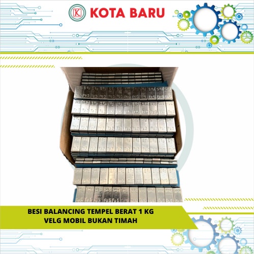 BESI BALANCING TEMPEL BERAT 1 KG VELG MOBIL BUKAN TIMAH.