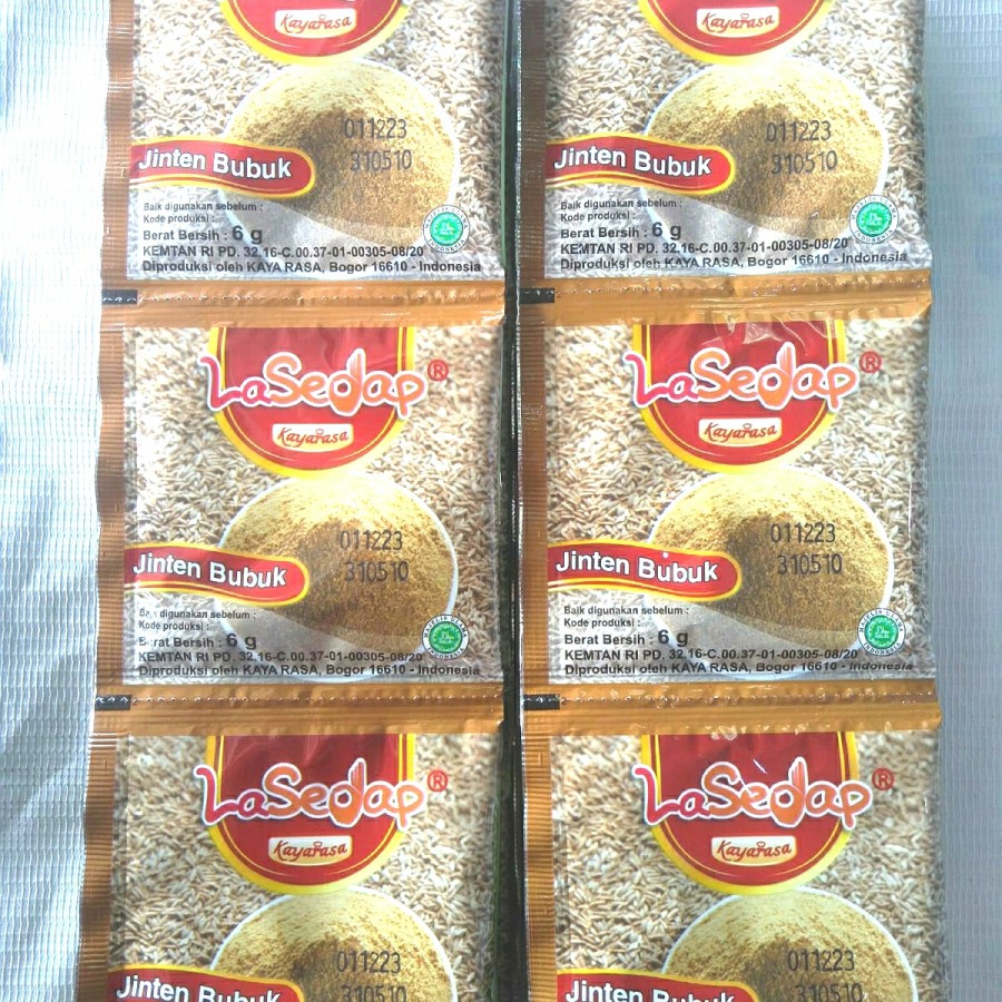 

LaSedap JINTEN Bubuk Renceng [12 x 6 Gr]