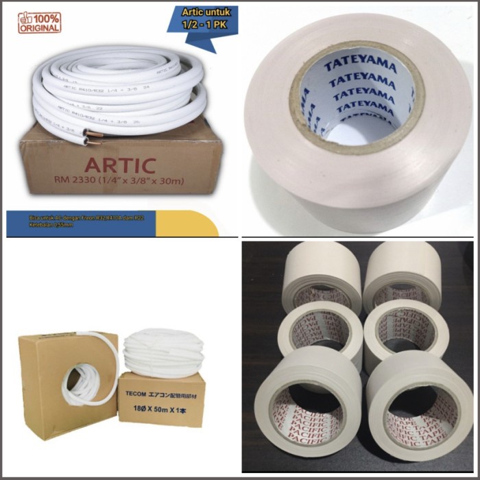 Terlaris Paket Selang Pipa Ac Artic 1/2 Pk 3/4 Pk 1 Pk