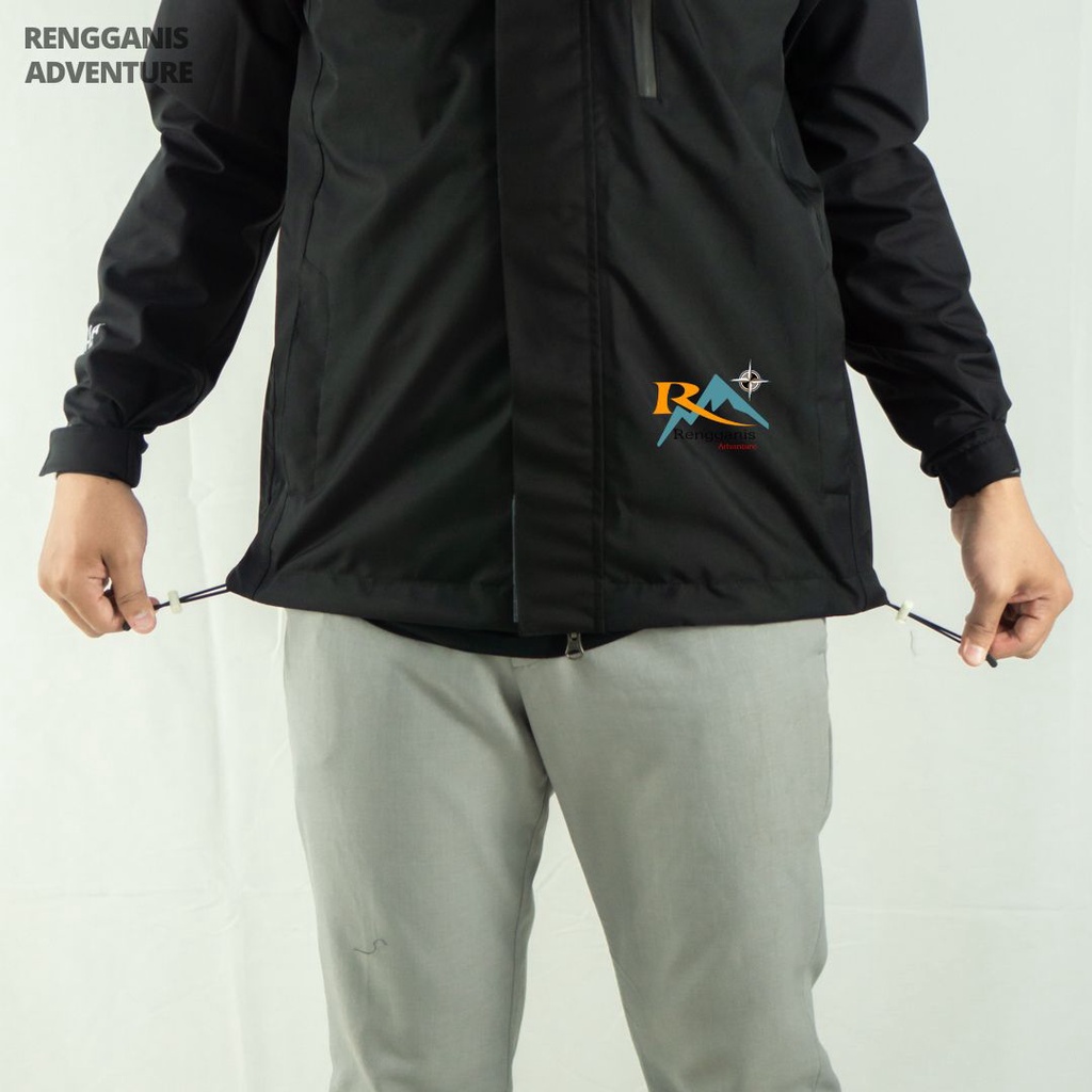 JAKET GUNUNG RIR OUTDOOR WATERPROOF INNER MESH JARING GORETEX LOKAL HIKING OUTDOOR GUNUNG