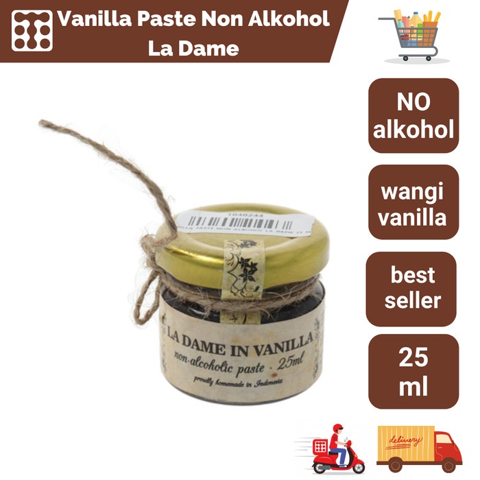 

[Ready-Stock] VANILLA PASTE NON ALKOHOL LA DAME 25 ML