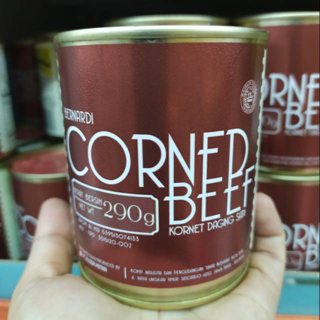

Bernardi Corned Beef 290gr Kornet Daging Sapi