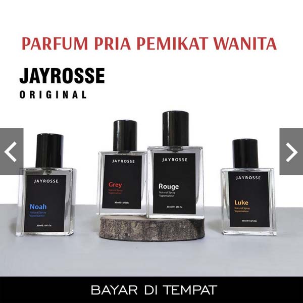 Parfum JAYROSSE Parfum Pria Parfum Tahan Lama Parfum cewek Parfum Cowok Tahan Lama Parfum Pria Tahan Lama Jayrosse Grey_Cerianti