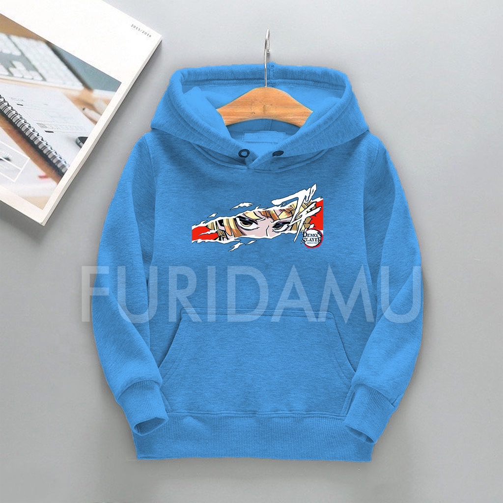 Hoodie Anak Laki Laki Anime Demon Slayer Karakter Zenitsu / Hodie Anak Usia 1 2 3 4 5 6 7 8 9 10 11 