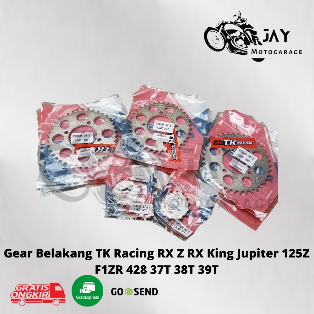 Gear Gir TK Racing Jupiter F1ZR MX 135 RX King RXZ 428 36 37 38 39 40