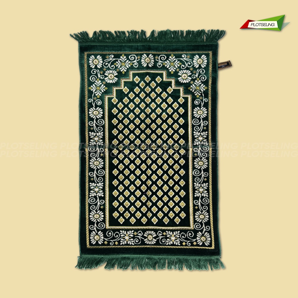 Sajadah Turkey Tebal MARHABBA Midi Ukuran 53 x 105 cm Sajadah Turki Motif Dewasa Sejadah Travel Sholat