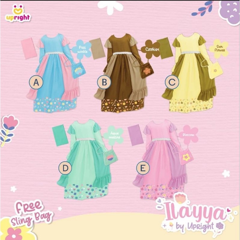 Gamis Ilayya upright pesanan rena