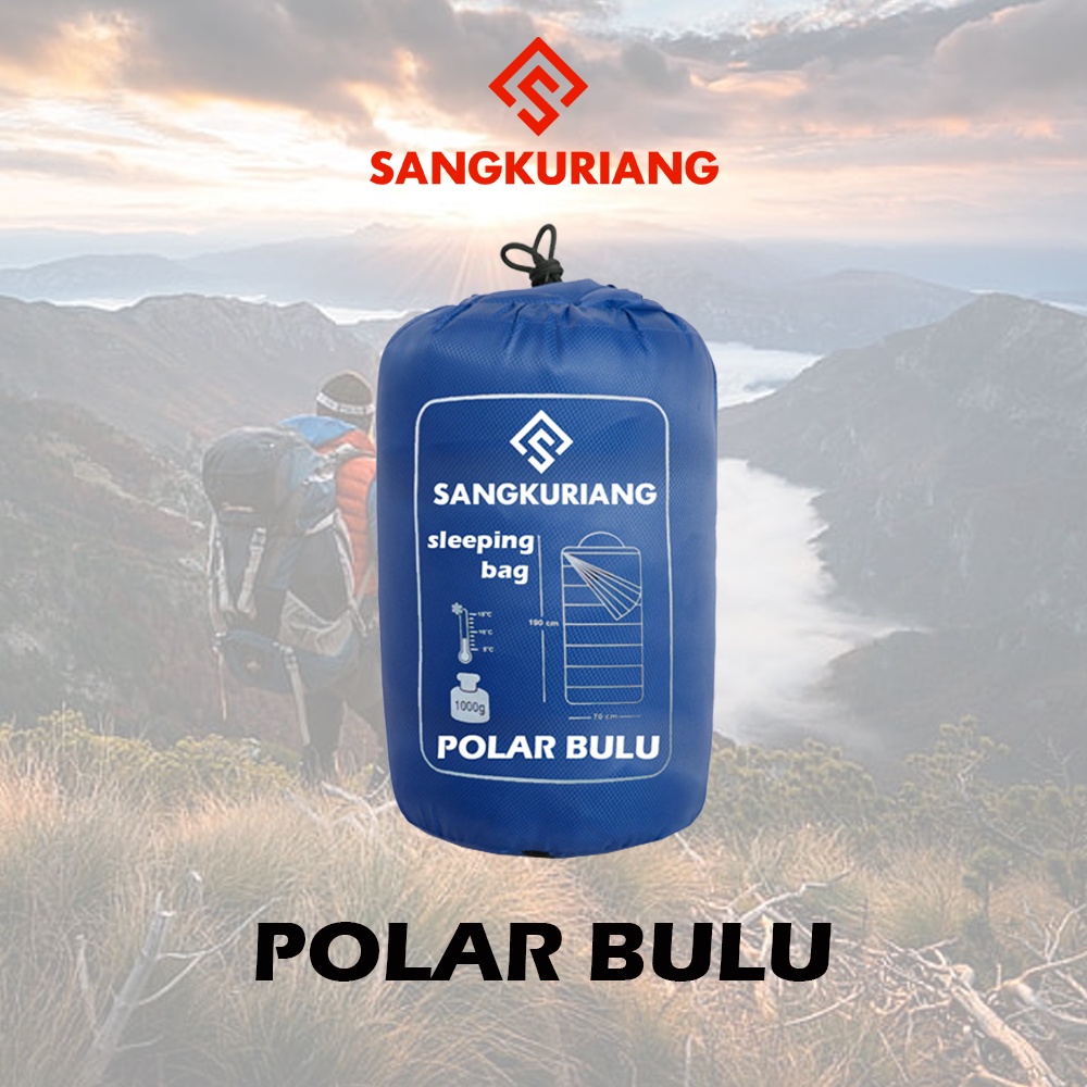 SB Sleeping Bag Polar Bulu Super Tebal dan Super Hangat