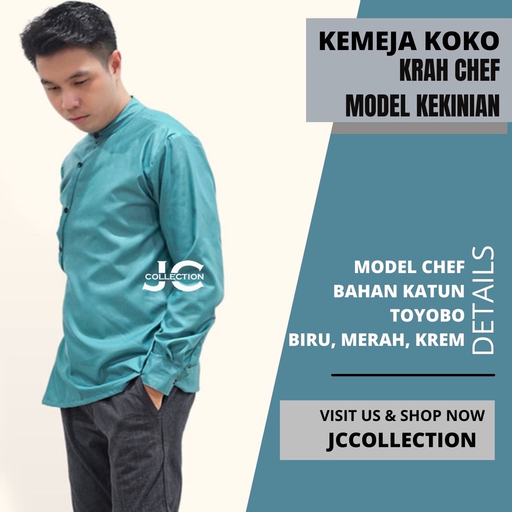 Kemeja koko Lengan Panjang Oversize variasi kancing Hassan JCCollections