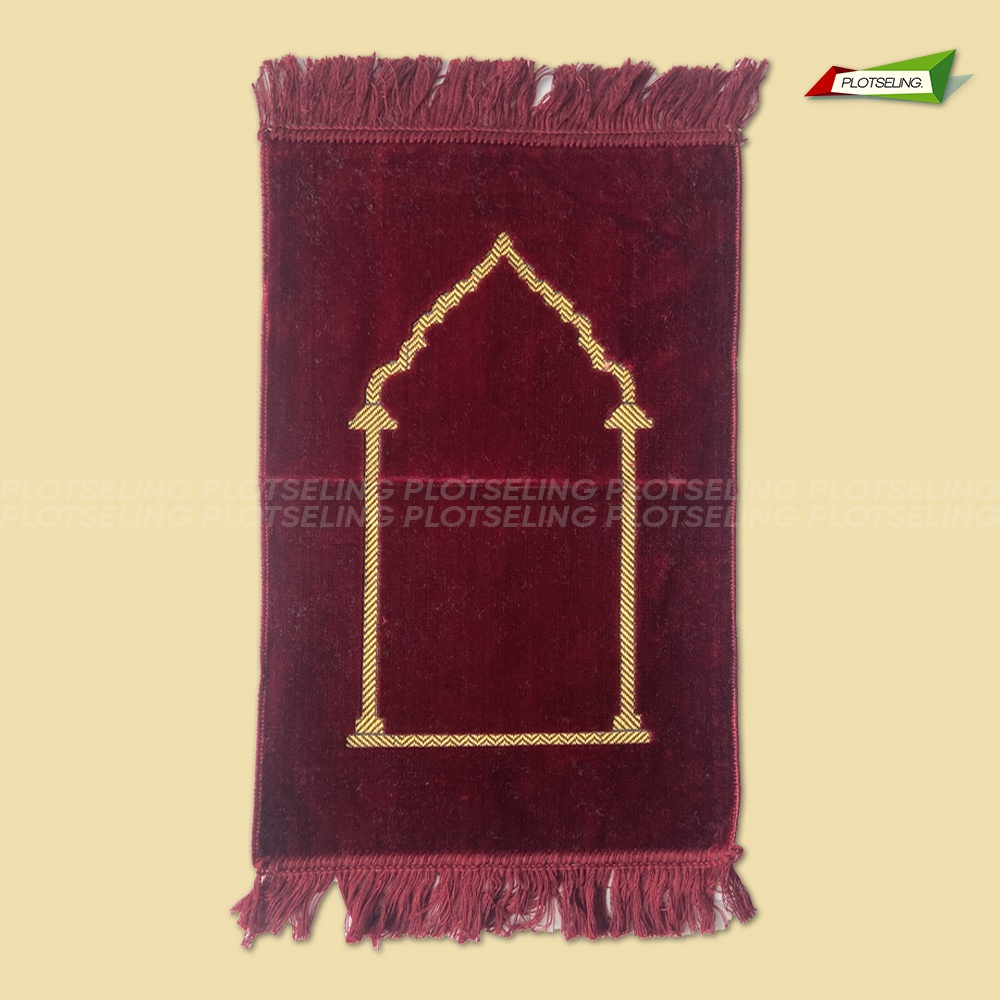 Sajadah Muka Turkey Travel NURTEX SUPER SPIEGEL Plain Mini Ukuran 32 x 61 cm Sejadah Souvenir Umroh Sajadah Dewasa Polos Hari Raya Sajadah Murah Tebal