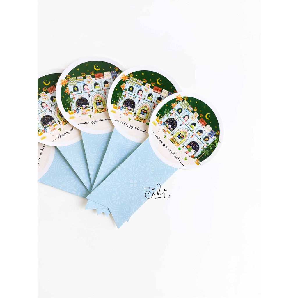 

(SIF098+SIF099) STIKER toples eid lebaran idul fitri NAUREEN CASTLE [isi 25 stiker]