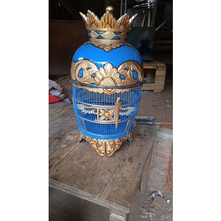 sangkar perkutut jati ukir