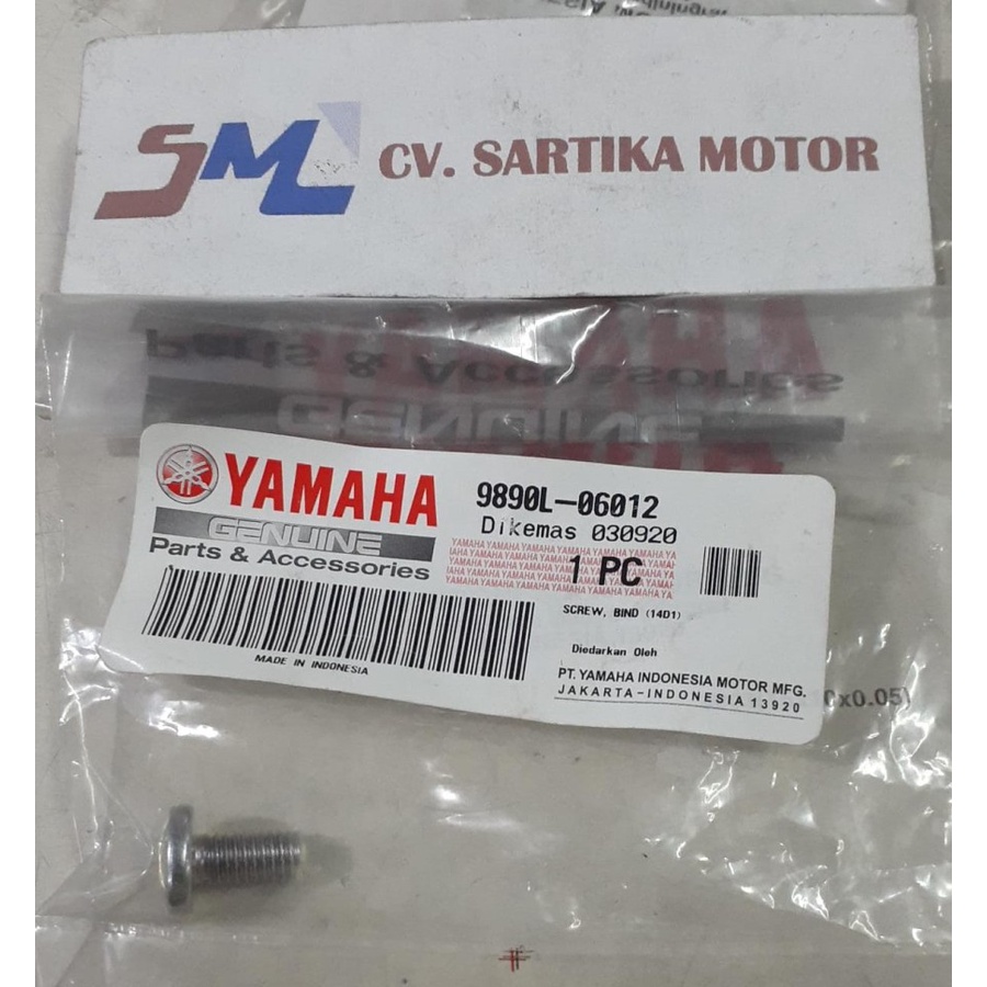 Baut Payung Dudukan Tameng Depan Mio Soul / SCREW, BIND (14D1) / 9890L-06012