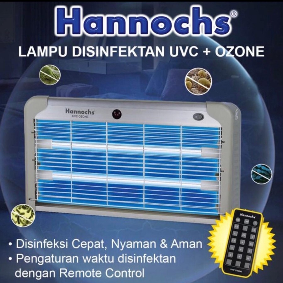 Lampu Disinfektan UVC HANNOCHS + OZONE