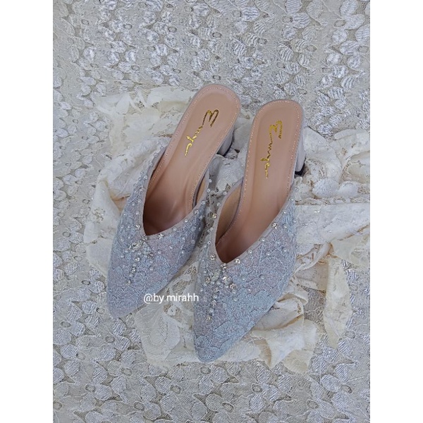 Wedding Shoes / selop pengantin / selop brukat